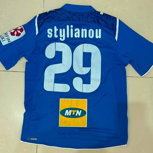 Anorthosis Famagusta 2009/2010 Home Kit jersey, Loukas Stylianou, large