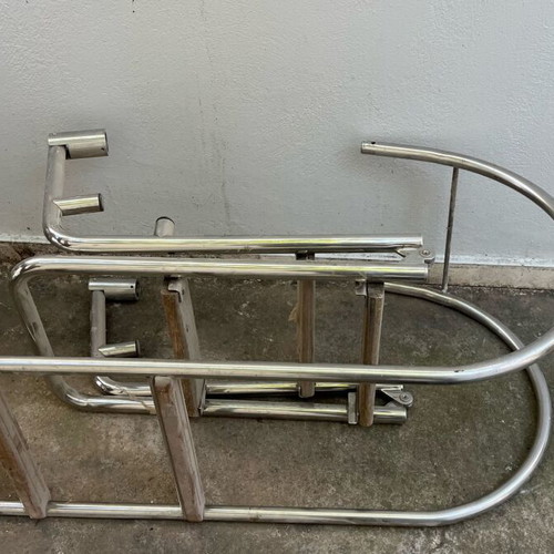 Boat ladders stainless steel, like new, straight 40cm and folding 80cm