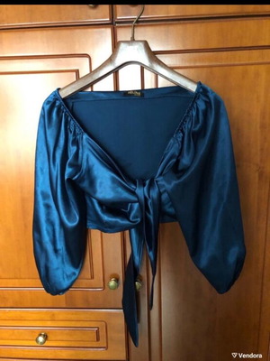 Crop top Reline σατέν σαν καινούργιο, μέγεθος S