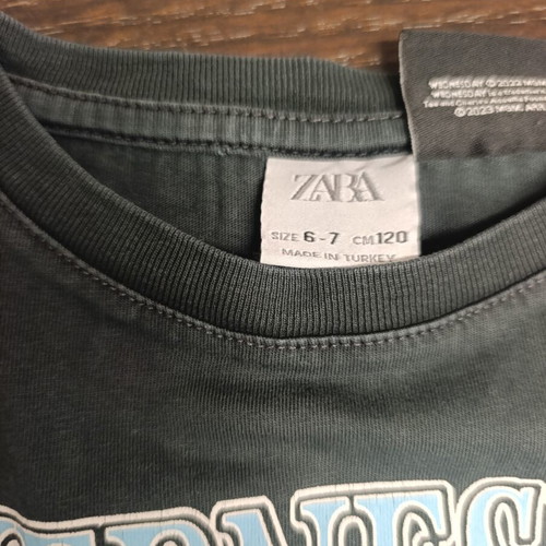Wednesday Addams Kids T-shirt Zara like new, size 122 cm