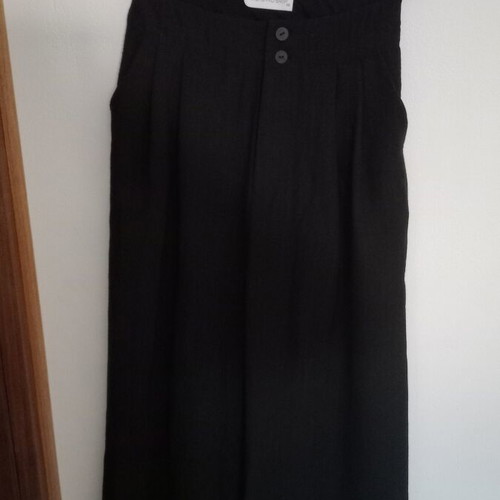 Linen pants like new, black and yellow, sizes XS and S