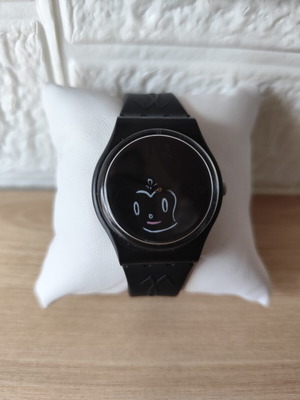 Swatch Midnight Magi GB249 ρολόι σαν καινούργιο, unisex, μαύρο