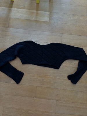 BSB wool bolero new, black, one size