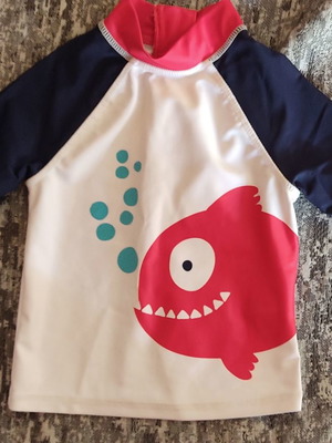 Baby swim rash guard used, 18-24 months