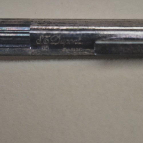 S.T. Dupont Classique Silver Ballpoint Pen used, full set