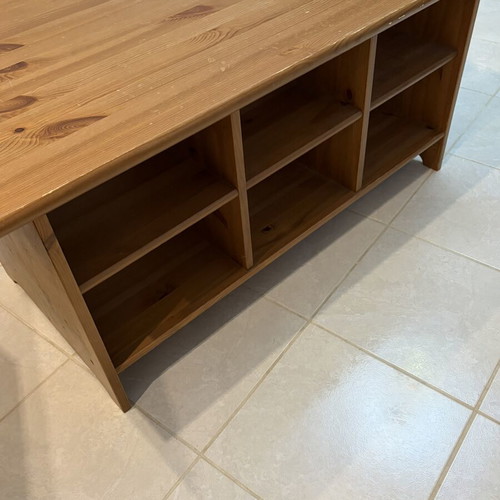 IKEA Leksvik coffee table used, solid pine wood