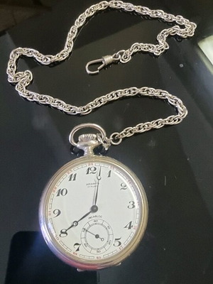 Aramis pocket watch like new, 17 rubies
