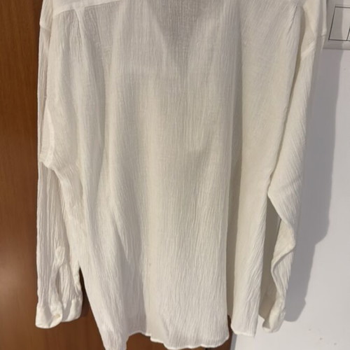Dolce & Gabbana white shirt used, thin fabric, size XL