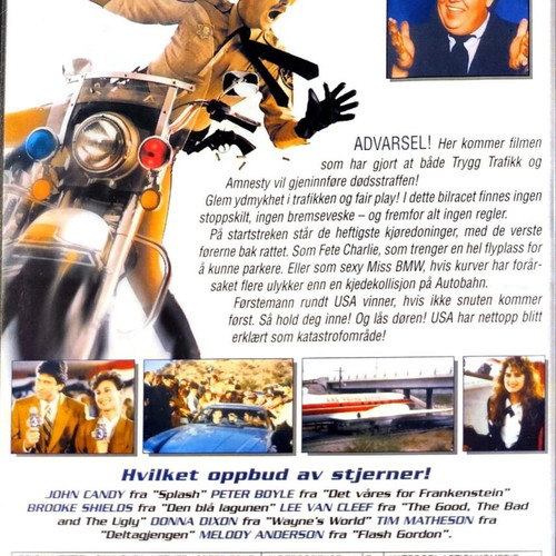 Cannonball Run 3 DVD used, comedy adventure without subtitles