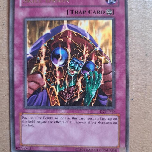 Yu-Gi-Oh! TCG Skill Drain Dark Crisis DCR-049 Unlimited Rare like new