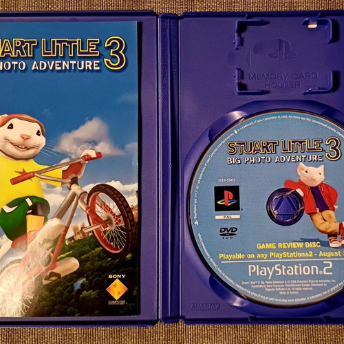 Stuart Little 3 Big Photo Adventure PS2 like new Greek edition
