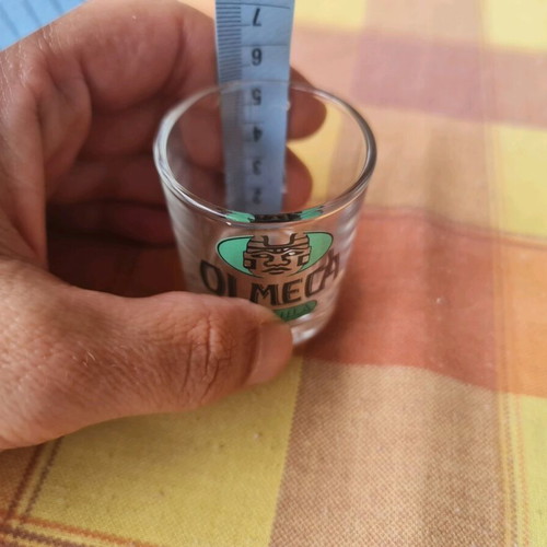 Olmega Tequila collectible shot glass from 90-2000 decade like new