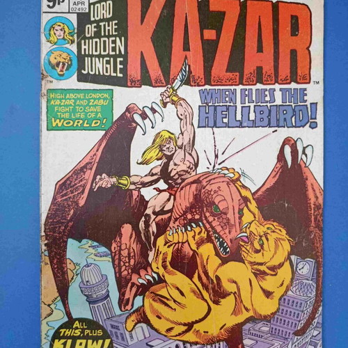 Kazar Vol 2 Comic 15 used, 1976 edition