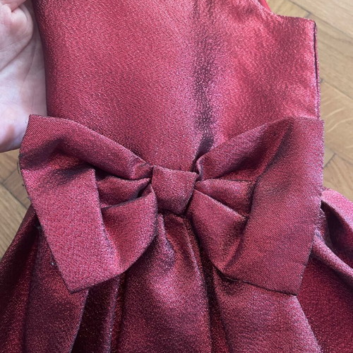 H&M burgundy dress like new for 5-6 years old