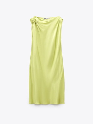 Zara φόρεμα σαν καινούργιο, κίτρινο, μέγεθος XS