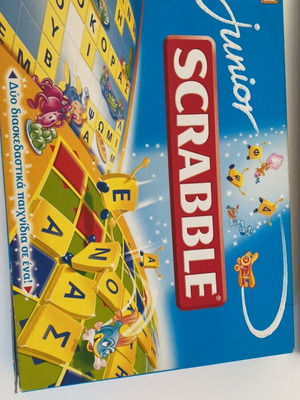 Junior Scrabble vintage board game