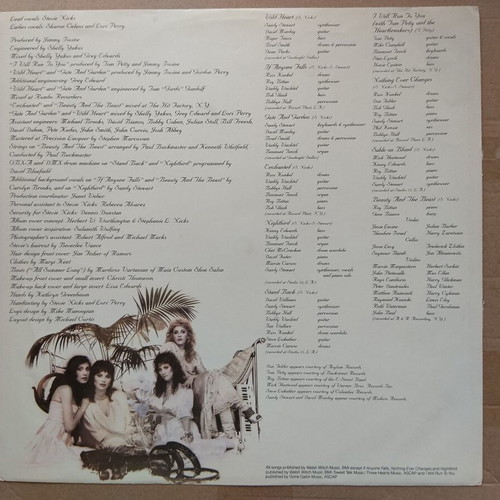 Stevie Nicks The Wild Heart LP rock near mint