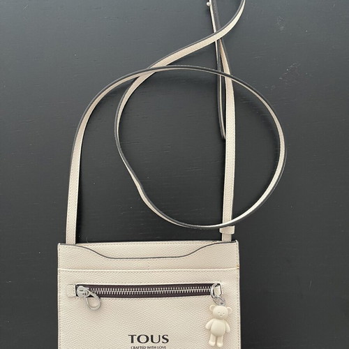Tous Pop Pendant Cardholder Beige Like New with Strap