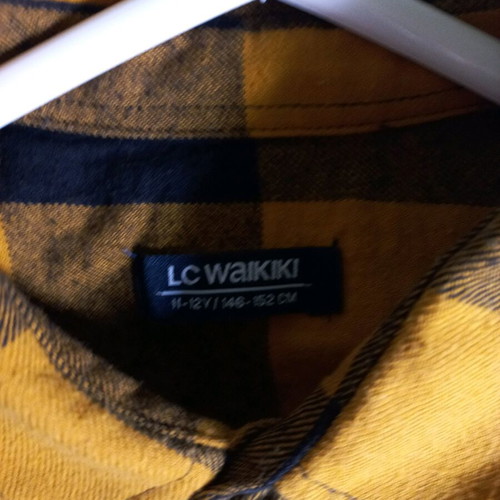 LC Waikiki shirt 11-12 years like new, cotton, black and yellow