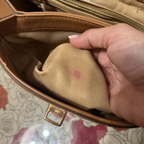 Love Moschino backpack like new, brown with metal details