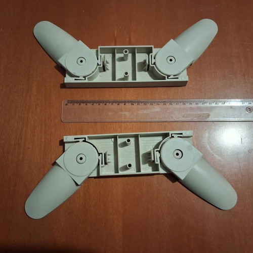 Bases for PC tower case like new, plastic, set of 2 pieces