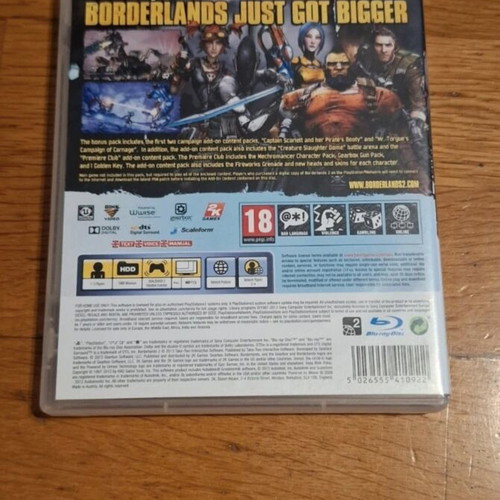 Borderlands 2 Add-on Content Pack PS3 game