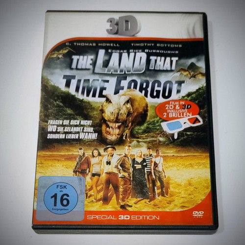 The Land That Time Forgot Special 3D Edition DVD like new with 2 glasses