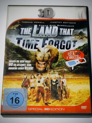 The Land That Time Forgot Special 3D Edition DVD like new with 2 glasses