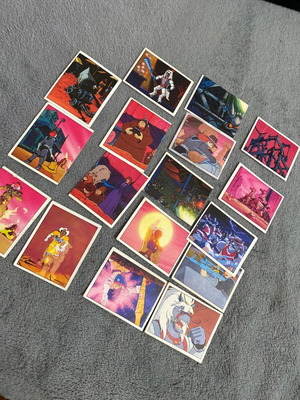 Bravestarr-Panini αυτοκόλλητα μεταχειρισμένα, πακέτο 17 τεμαχίων 1987
