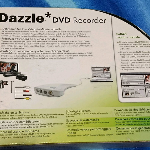 Dazzle video to computer converter used