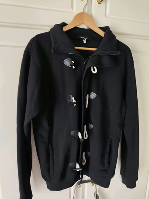 Black jacket-coat size large like new