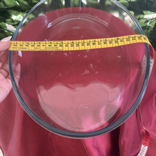 Marinex Glass Oval Pyrex with Metal Lid 36cm like new