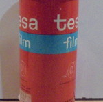 Tesa Film old promotional tin tape box used
