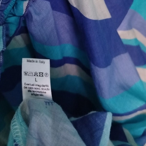 Italian off-the-shoulder linen dress M, like new