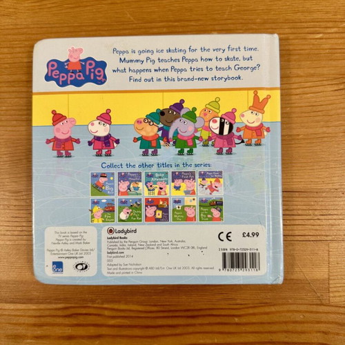 Peppa Pig: Peppa Goes Ice Skating children's book like new