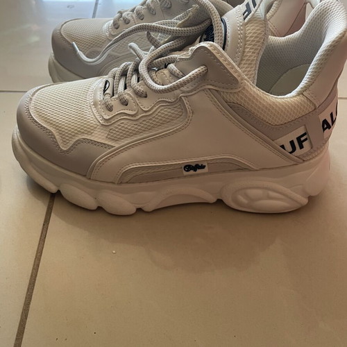 Buffalo sneakers like new, size 39, white and beige