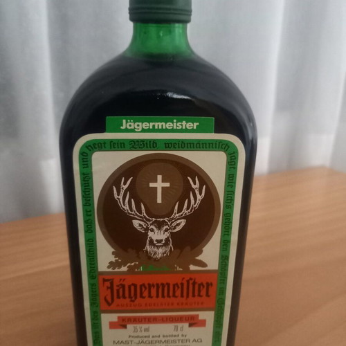 Jagermeister liqueur sealed from 1990, 700 gr