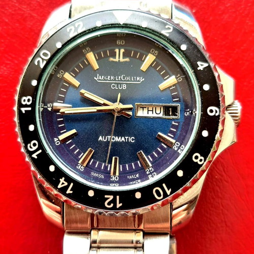 Jaeger-LeCoultre men's automatic watch like new, blue dial