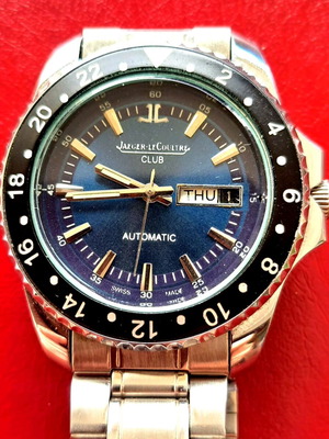 Jaeger-LeCoultre men's automatic watch like new, blue dial