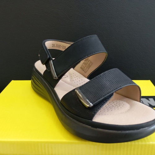 Antrin platform sandals, black, size 41