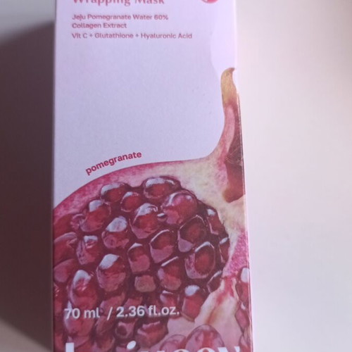 Mask with Vitamin C by Juccy, new, Korean, pomegranate and hyaluronic