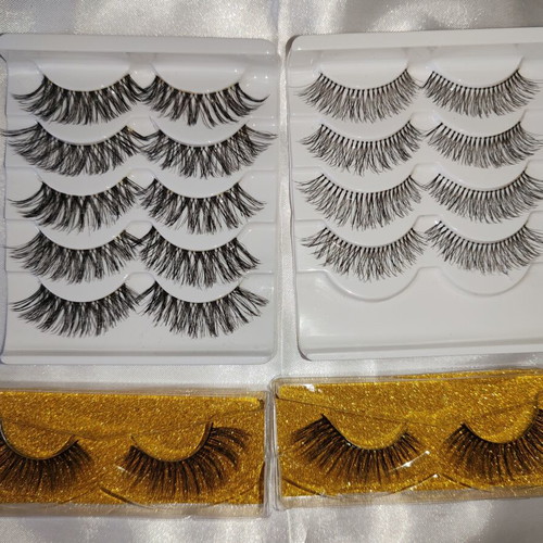 Eyelashes set with various styles new
