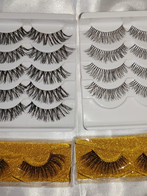 Eyelashes set with various styles new
