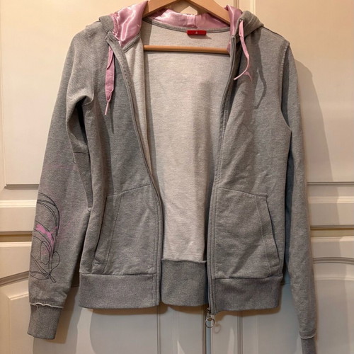 Puma grey hoodie with purple details like new, size S