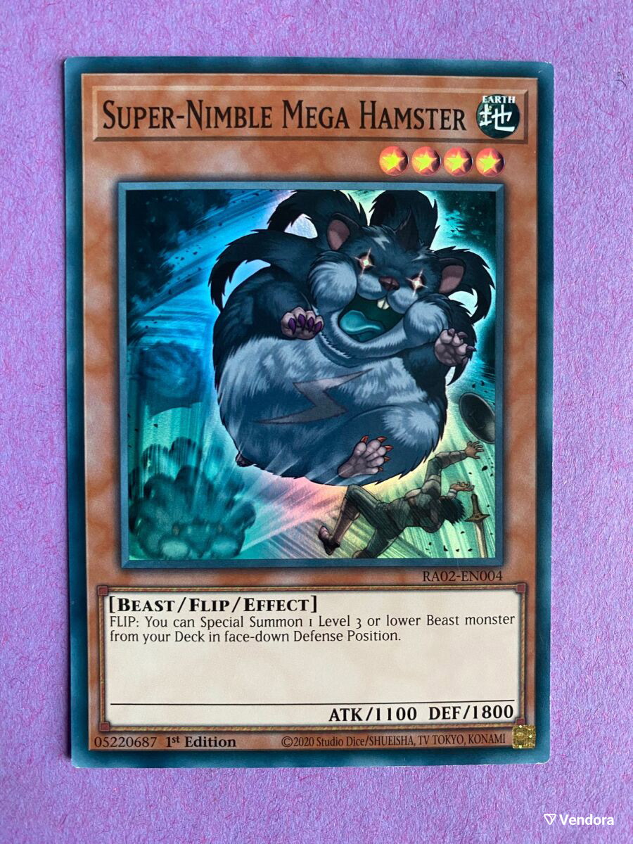 Super-Nimble Mega Hamster Yu-Gi-Oh Effect - 0,40 - Vendora.cy Super-Nimble Mega Hamster Yu-Gi-Oh Effect - 0,40 - Vendora.cy