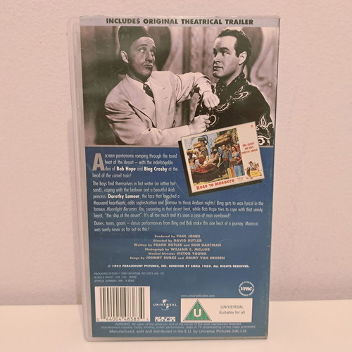 1942 Road to Morocco VHS tape used, no subtitles