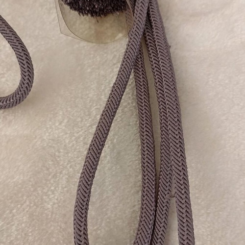 Curtain tieback new, dull purple color