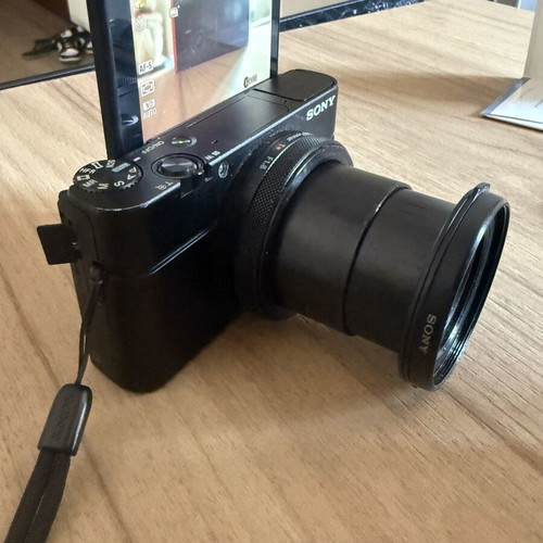 Sony RX100 IV compact camera with HOYA filters