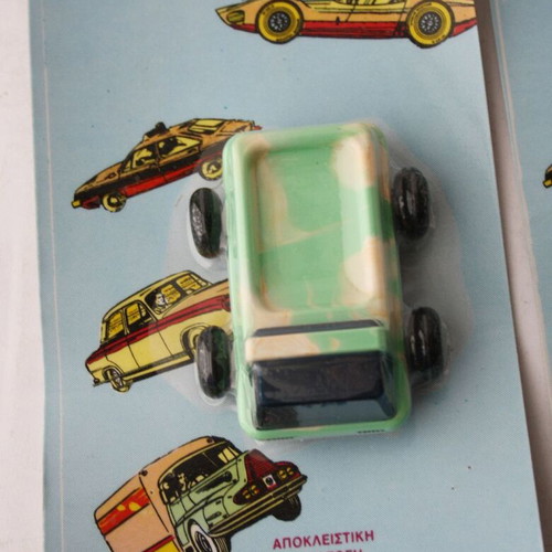 Vintage Grecostyl Rally Africa toy cars sealed, pack of 2
