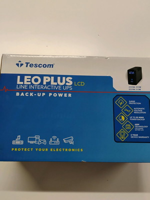 Tescom UPS Leo Plus LCD new